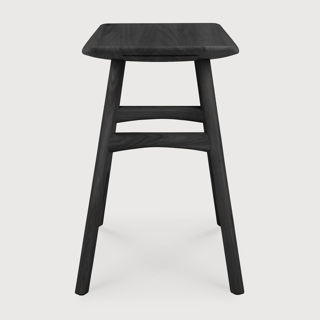 Oak Osso black stool