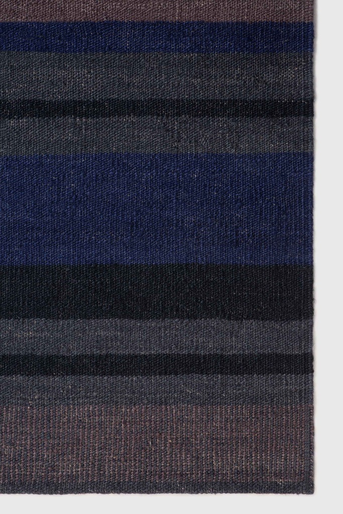 Cobalt kilim rug