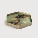 Moss Organic glass valet tray