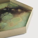 Moss Organic glass valet tray
