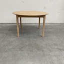 Bok round extendable dining table