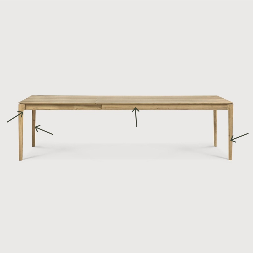 Bok extendable dining table