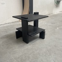 Teak Abstract side table