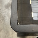 Spindle bedside table