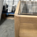 Spindle bedside table