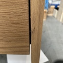 Spindle bedside table