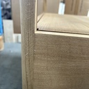 Spindle bedside table