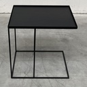 Rectangular tray side table
