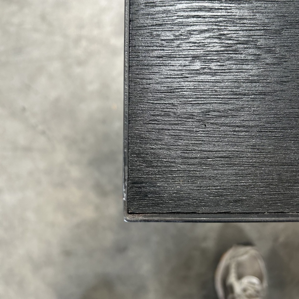 Rectangular tray side table