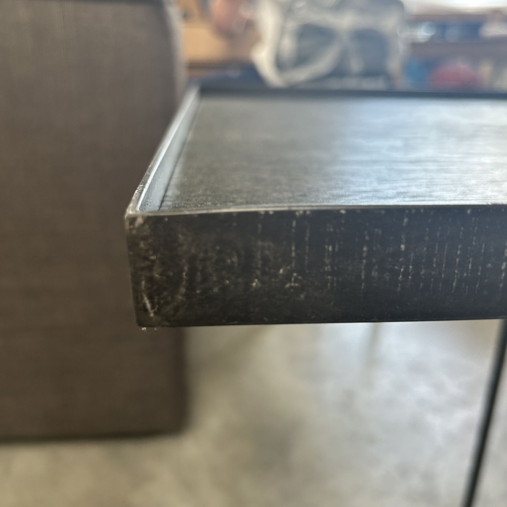 Rectangular tray side table