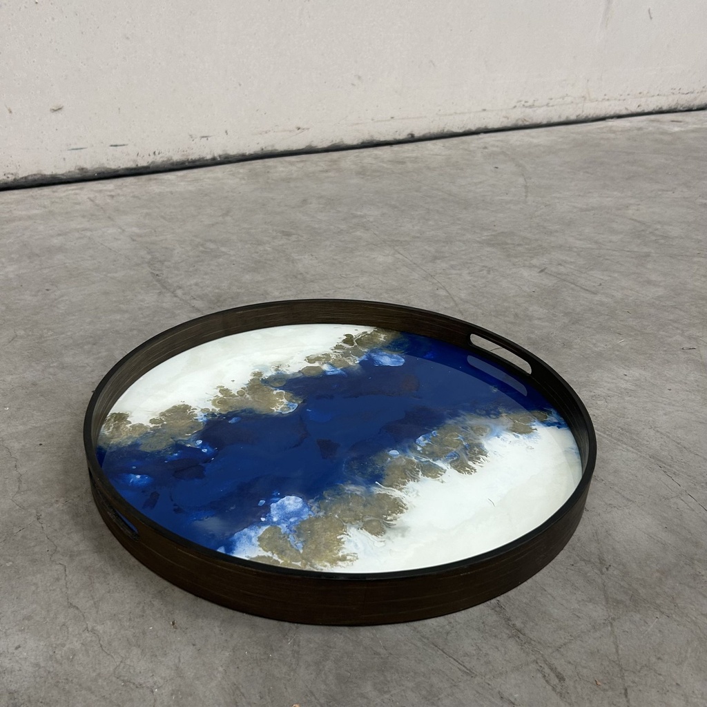 Organic glass tray