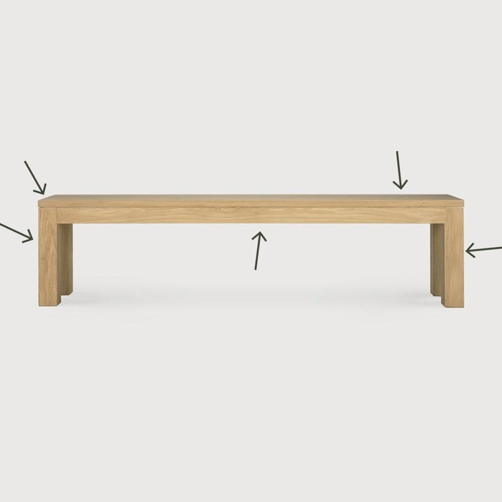 Straight bench