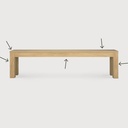 Straight bench