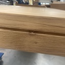 Double extendable dining table