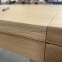 Double extendable dining table