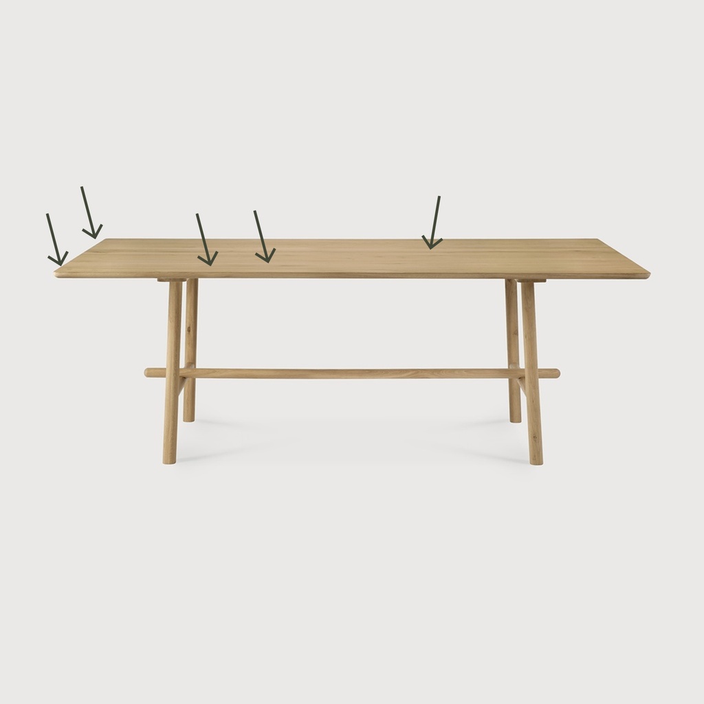 Profile dining table
