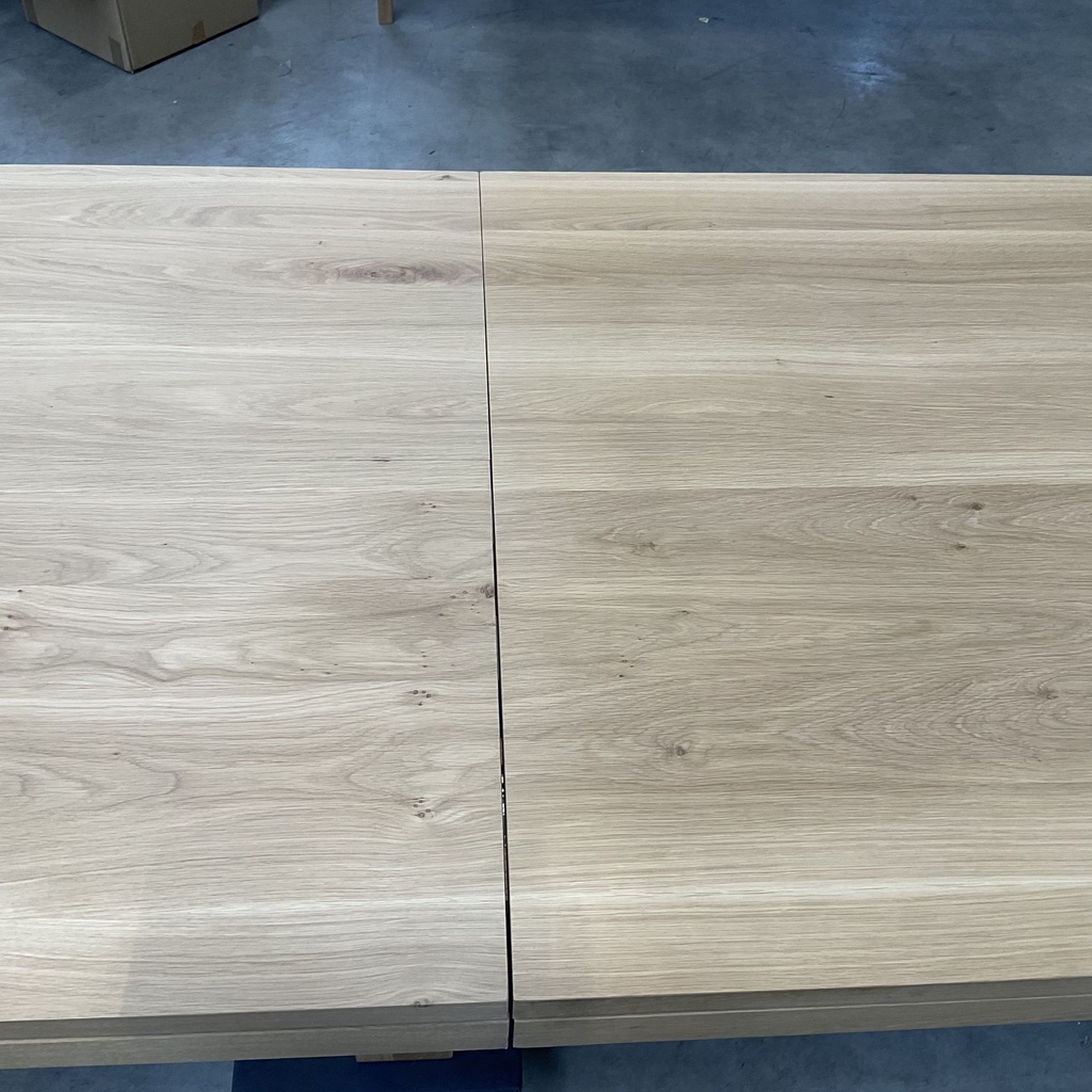 Double extendable dining table