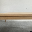 Double extendable dining table