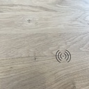 Oak Rise Side table - wireless charging