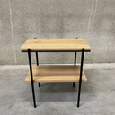 Oak Rise Side table - wireless charging