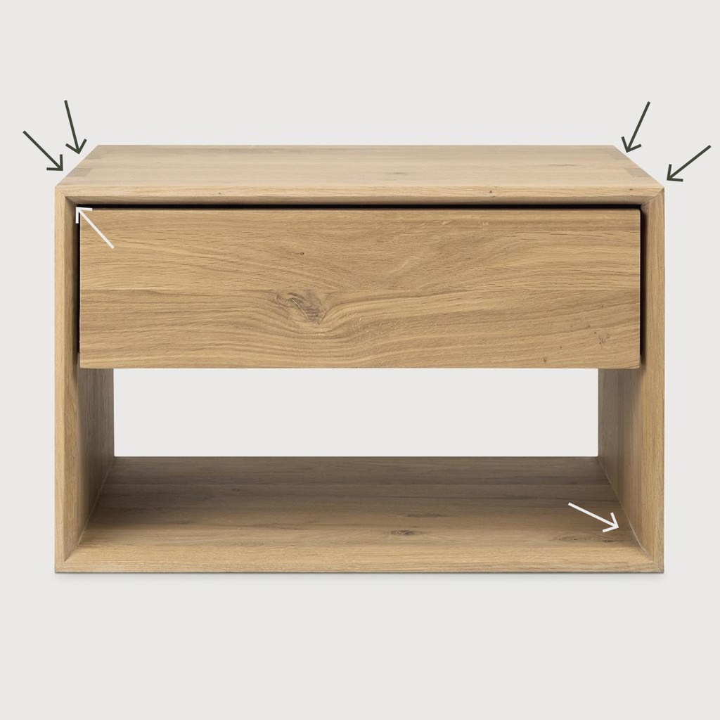 Nordic II bedside table