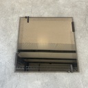 Frameless wall mirror