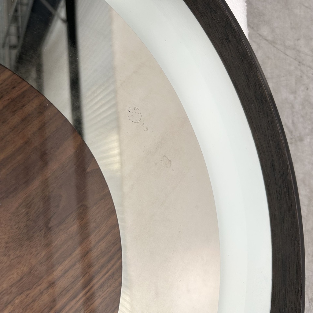 White Bullseye mirror tray