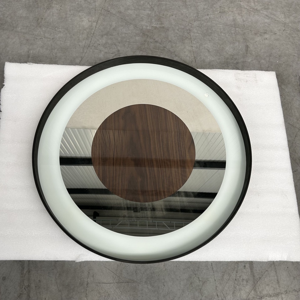 White Bullseye mirror tray