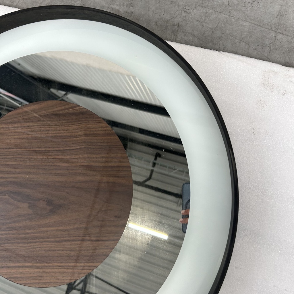 White Bullseye mirror tray