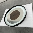 White Bullseye mirror tray