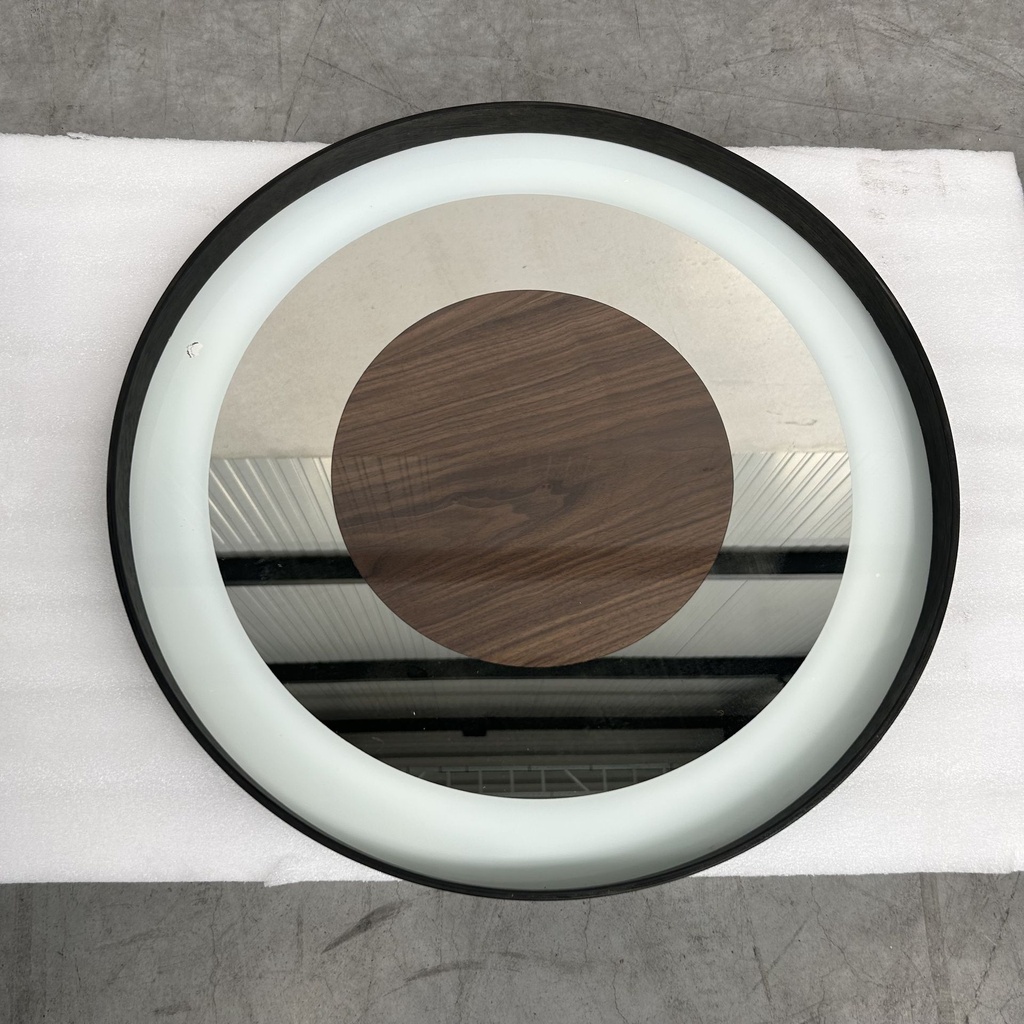 White Bullseye mirror tray