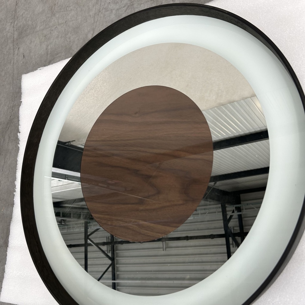 White Bullseye mirror tray