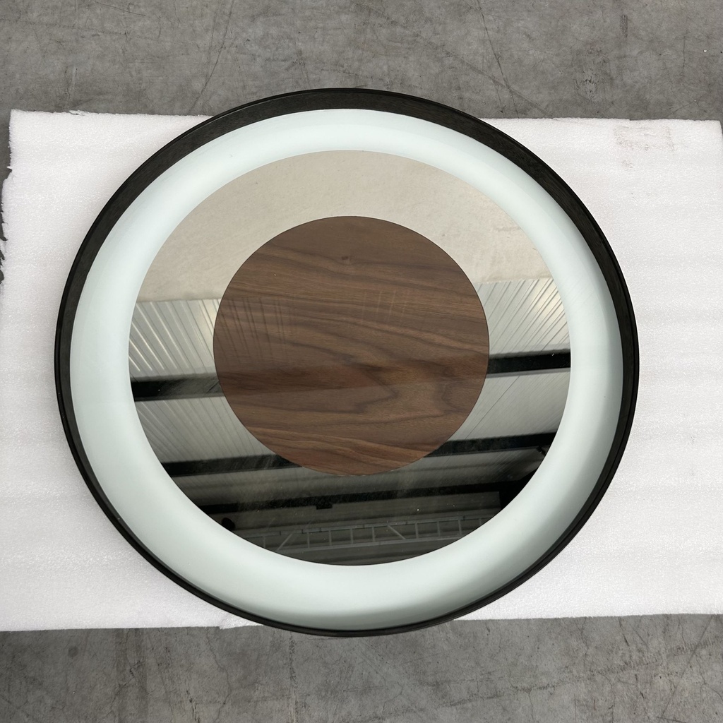 White Bullseye mirror tray