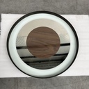 White Bullseye mirror tray