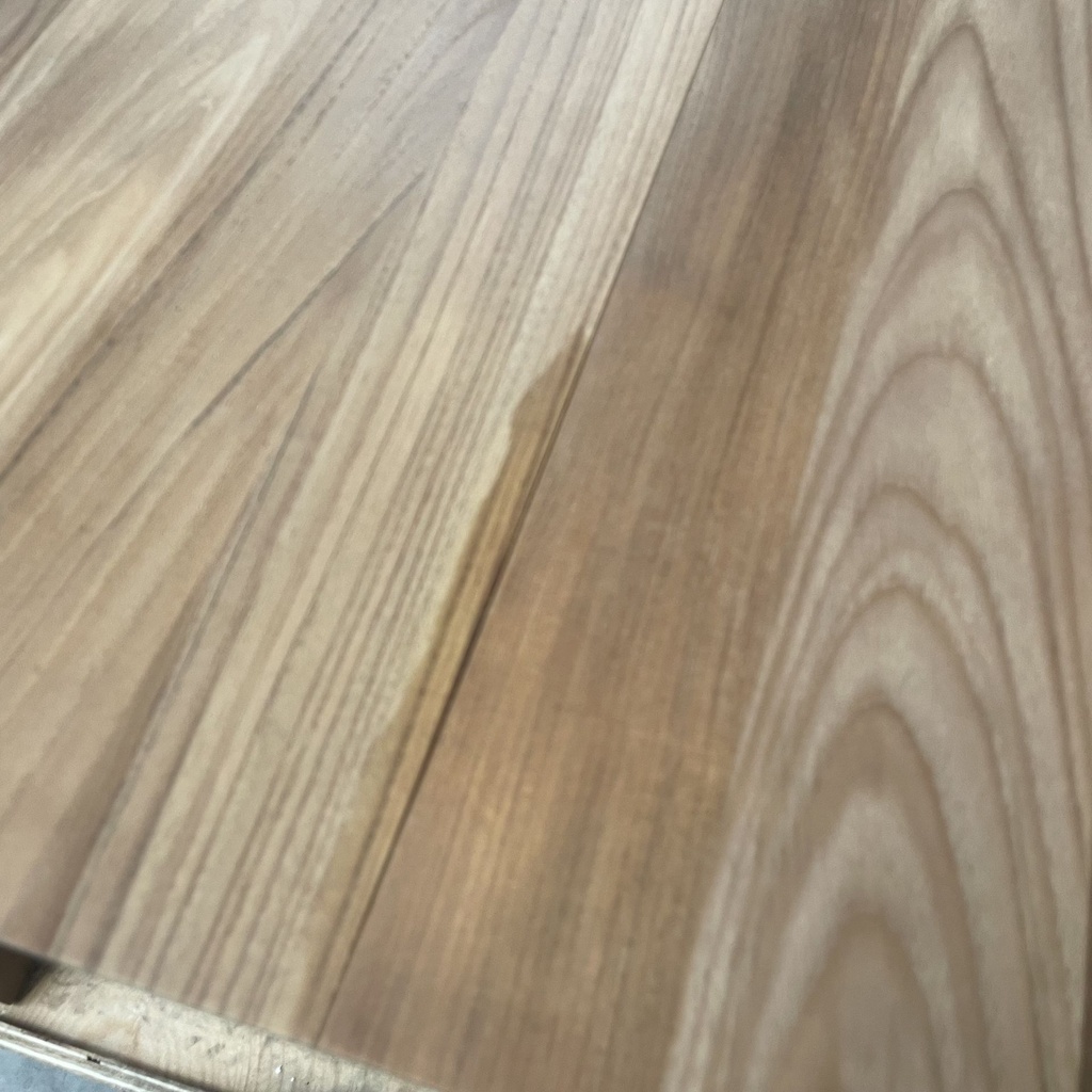 Teak Slice extendable dining table