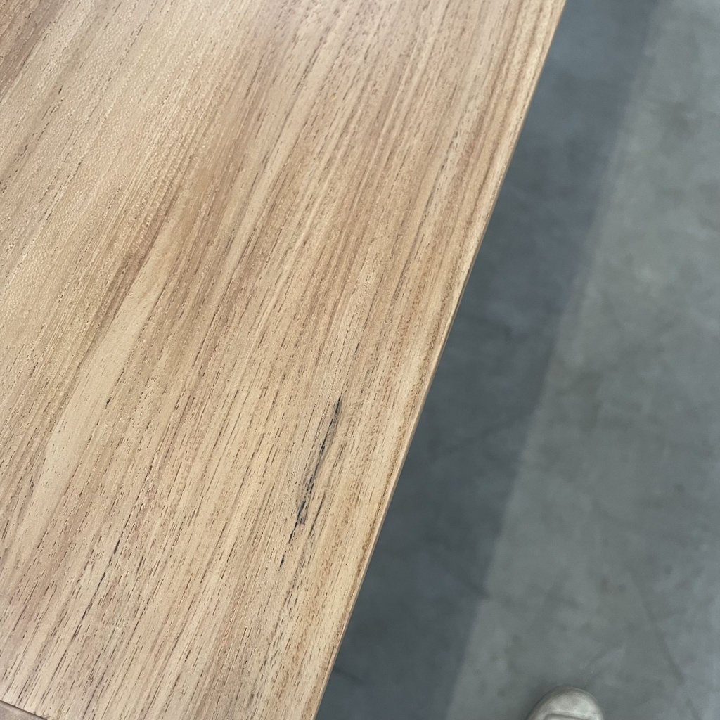 Teak Slice extendable dining table