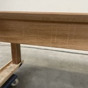 Teak Slice extendable dining table
