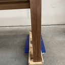 Teak Slice extendable dining table