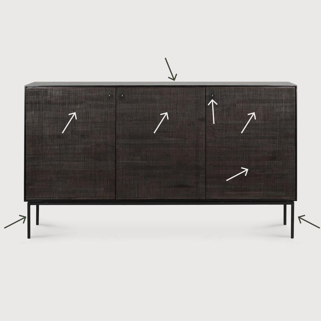 Grooves sideboard