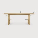Geometric dining table