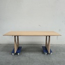 Geometric dining table
