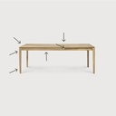 Bok extendable dining table