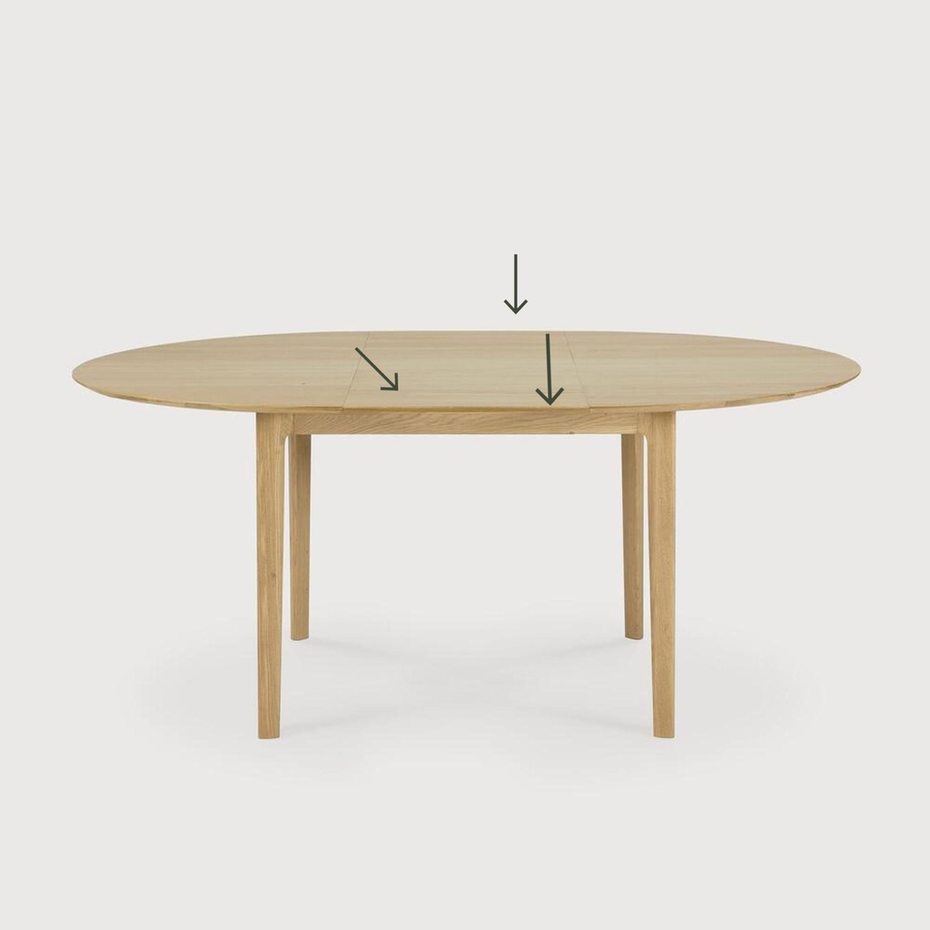 Bok extendable dining table
