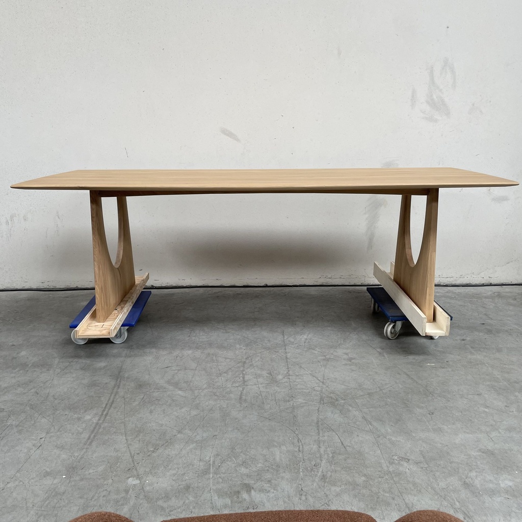 Geometric dining table