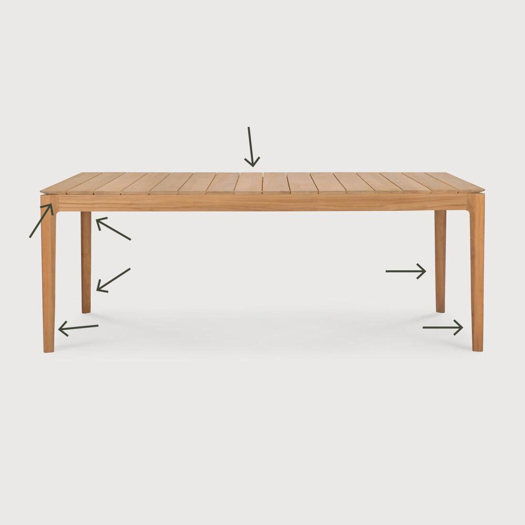Bok outdoor dining table