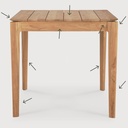 Teak bok outdoor dining table