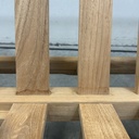 Teak Jack outdoor sofa - 3 seater - wooden frame