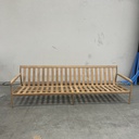 Teak Jack outdoor sofa - 3 seater - wooden frame