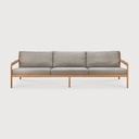 Teak Jack outdoor sofa - 3 seater - wooden frame