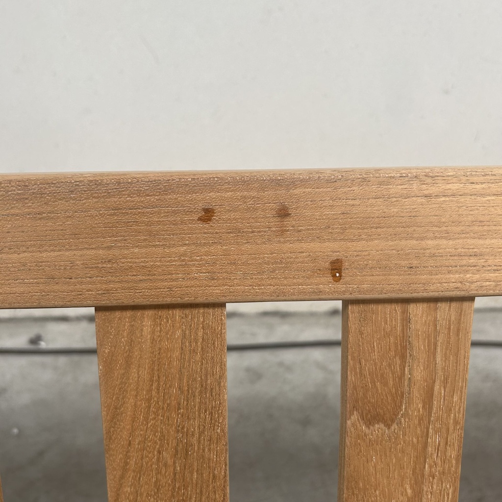 Teak Jack outdoor sofa - 3 seater - wooden frame